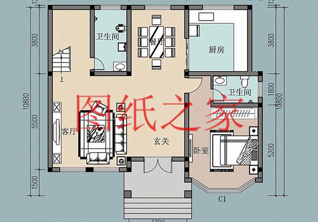 130平12X11米三層別墅，主體造價才40萬，這下里子面子全有了！