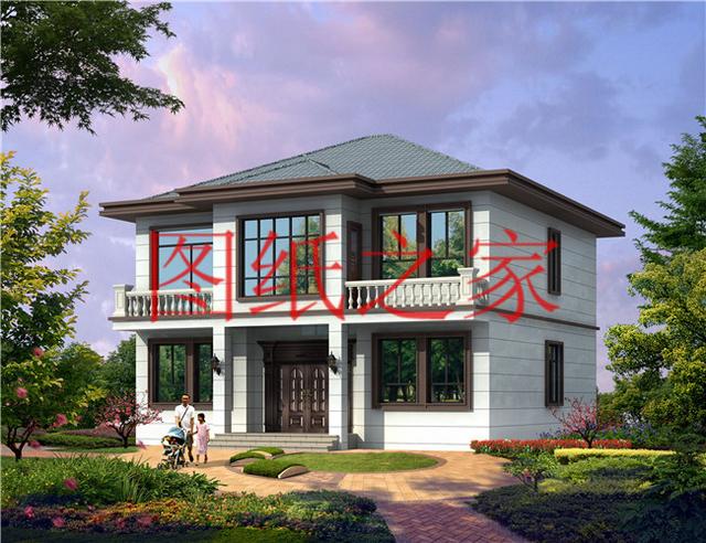 130平12X11米三層別墅，主體造價才40萬，這下里子面子全有了！