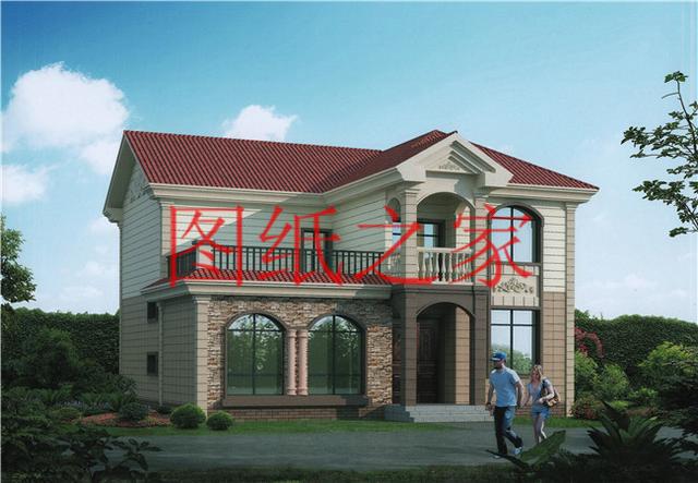 130平12X11米三層別墅，主體造價才40萬，這下里子面子全有了！