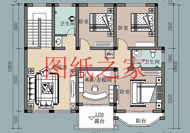 130平12X11米三層別墅，主體造價才40萬，這下里子面子全有了！