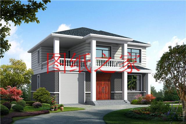 130平12X11米三層別墅，主體造價才40萬，這下里子面子全有了！