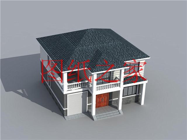 130平12X11米三層別墅，主體造價才40萬，這下里子面子全有了！