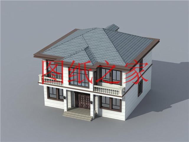 130平12X11米三層別墅，主體造價才40萬，這下里子面子全有了！