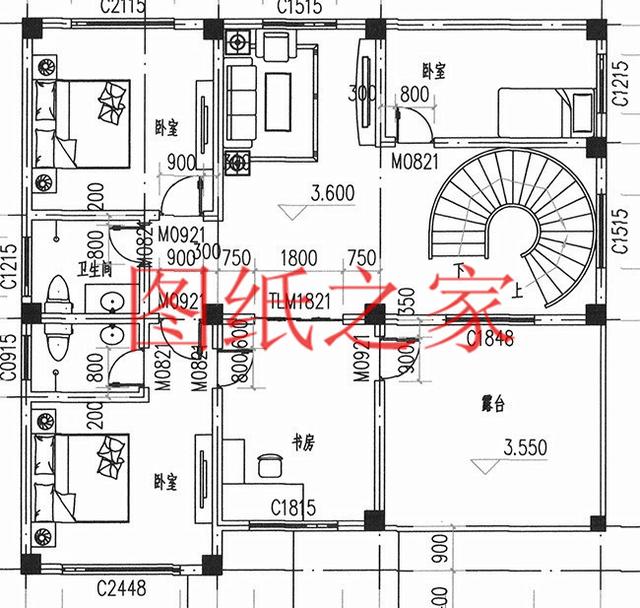11X11米經(jīng)典大氣農(nóng)村三層別墅，方正戶(hù)型大家都喜歡！