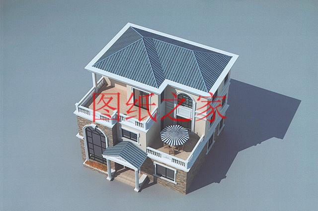 11X11米經(jīng)典大氣農(nóng)村三層別墅，方正戶(hù)型大家都喜歡！