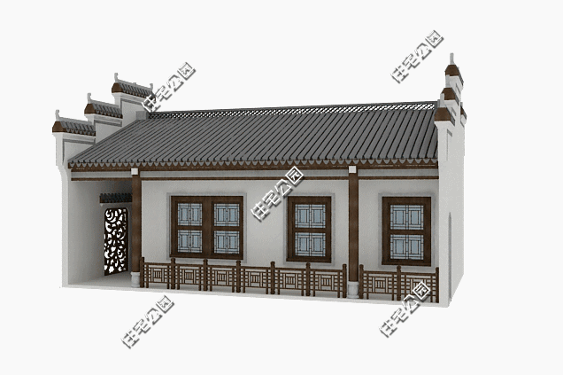 農(nóng)村建房還是中式最好看，派平層自建住宅也能秒殺洋別墅！