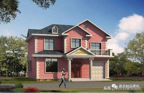 進(jìn)深只有9米怎么設(shè)計農(nóng)村自建房？這5款農(nóng)村別墅，一層二層三層都有