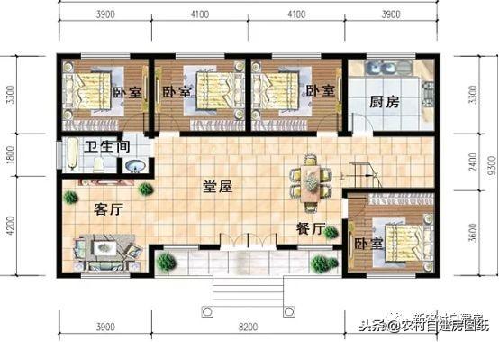 進(jìn)深只有9米怎么設(shè)計農(nóng)村自建房？這5款農(nóng)村別墅，一層二層三層都有