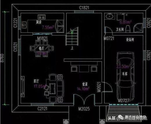 進(jìn)深只有9米怎么設(shè)計農(nóng)村自建房？這5款農(nóng)村別墅，一層二層三層都有