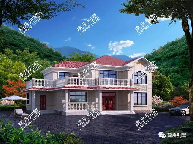 美觀和實(shí)用兼具的農(nóng)村自建房設(shè)計(jì)，看到第二棟，老爸說建房就選這款了