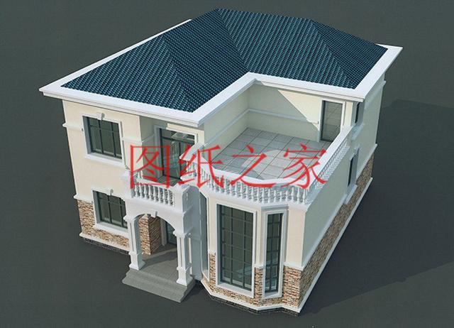 11x11米經(jīng)典二層別墅，精致漂亮、溫馨舒適，25萬就能建好！