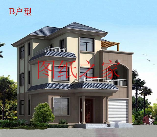 兩套110平米三層別墅，11X10、10X11米，不同風(fēng)格，你喜歡哪個？