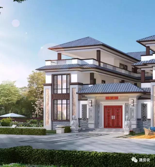 蓋了這棟中式別墅，全村都羨慕我，鄰居天天來參觀