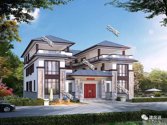 蓋了這棟中式別墅，全村都羨慕我，鄰居天天來參觀