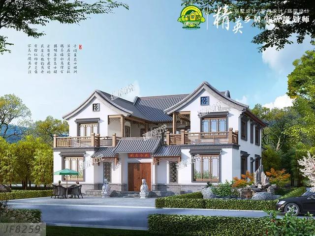 最漂亮的農(nóng)村自建別墅，傳統(tǒng)四合院，真是美極了