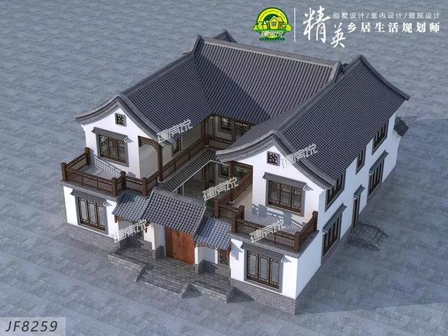 最漂亮的農(nóng)村自建別墅，傳統(tǒng)四合院，真是美極了