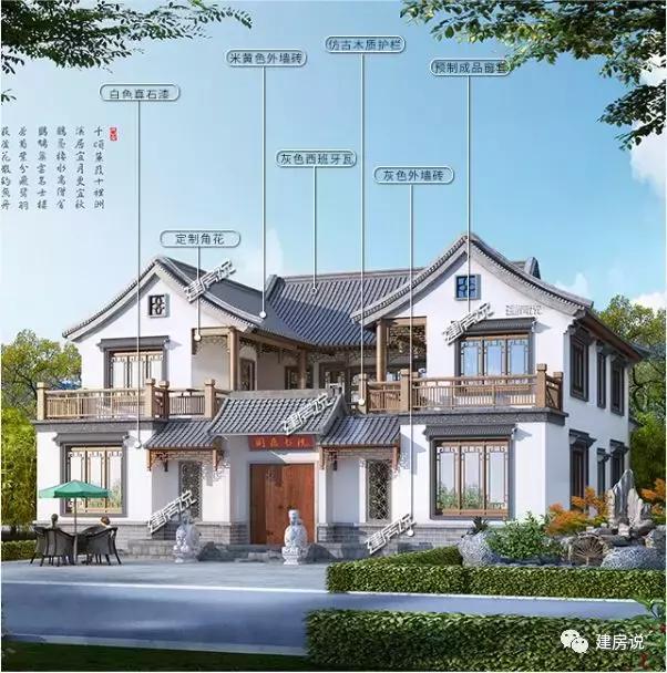 最漂亮的農(nóng)村自建別墅，傳統(tǒng)四合院，真是美極了