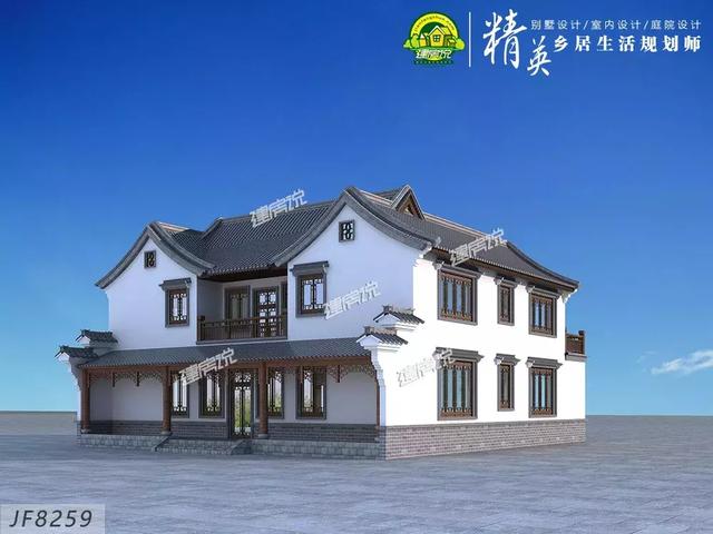 最漂亮的農(nóng)村自建別墅，傳統(tǒng)四合院，真是美極了