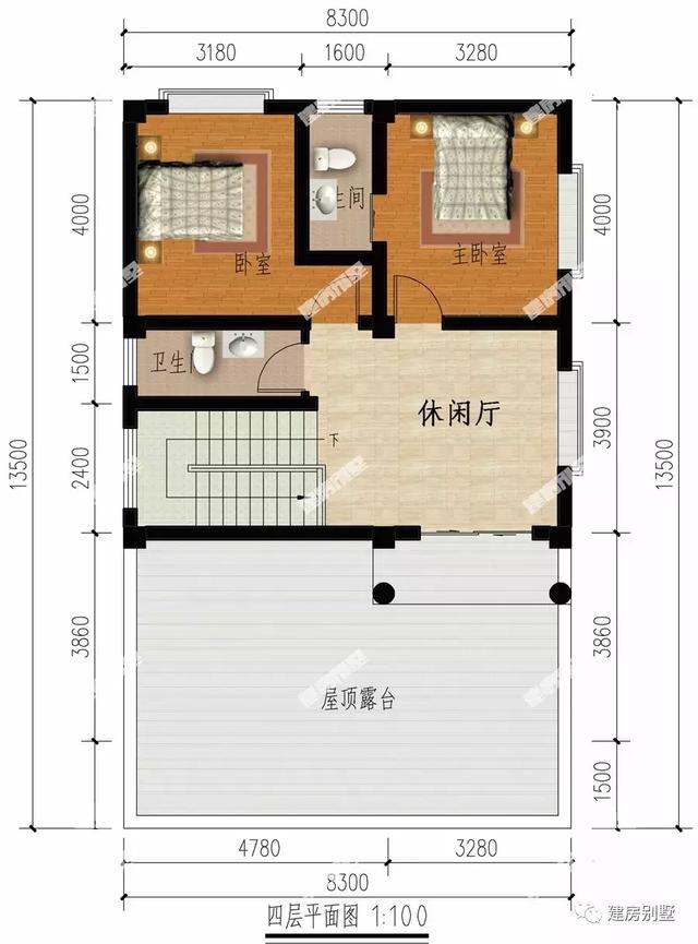 適合三兄弟的三層別墅設(shè)計(jì)，一家住一層，這樣建房非常實(shí)惠