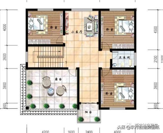 家里人多先別慌，這5款多臥室二層別墅設(shè)計(jì)圖，親戚再多也不怕