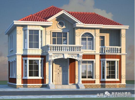 家里人多先別慌，這5款多臥室二層別墅設(shè)計(jì)圖，親戚再多也不怕