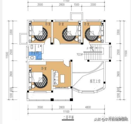 120平宅基也能建三層小洋樓，氣勢不遜色大別墅，大家看了都羨慕