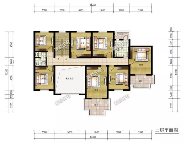 6套帶挑空客廳的簡歐風農(nóng)村別墅設(shè)計，建好就是村里地標