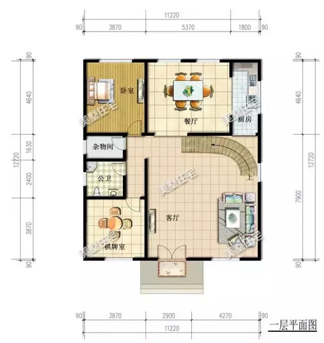 6套帶挑空客廳的簡歐風農(nóng)村別墅設(shè)計，建好就是村里地標