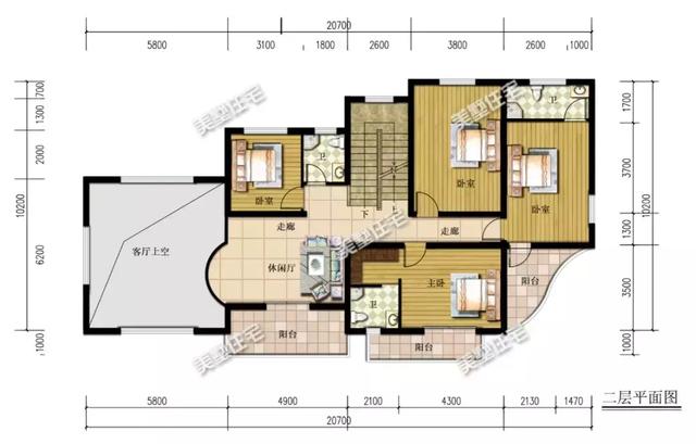 6套帶挑空客廳的簡歐風農(nóng)村別墅設(shè)計，建好就是村里地標
