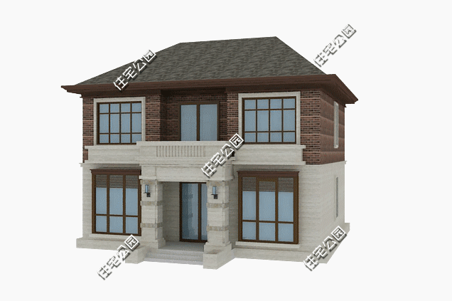 更時尚的農村建房復古風，沉穩(wěn)優(yōu)雅二層別墅四世同堂都能住下！