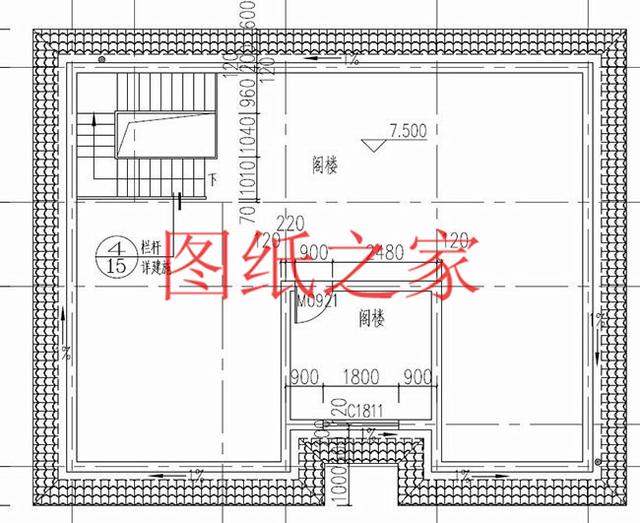 120平米二層別墅，12X10米戶型方正，喜歡就快點(diǎn)回家建房吧！