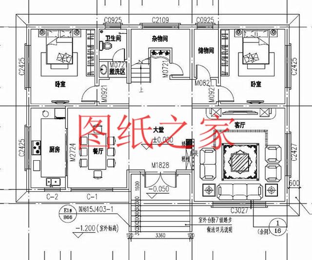 3套15X10米的二層小別墅，造價(jià)只要25萬(wàn)元，省錢又實(shí)用！