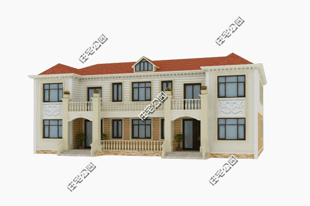 農(nóng)村兄弟建雙拼別墅，輪流孝敬父母，一家和和美美的！