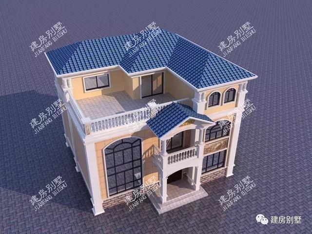 帶旋轉樓梯的農村自建別墅，高端大氣上檔次，這樣的房子才顯身份