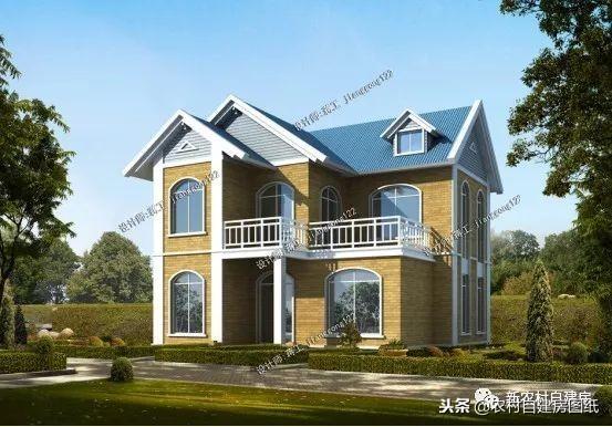 高逼格兩層農(nóng)村自建別墅，主體造價還不到15萬，你敢這么建嗎？