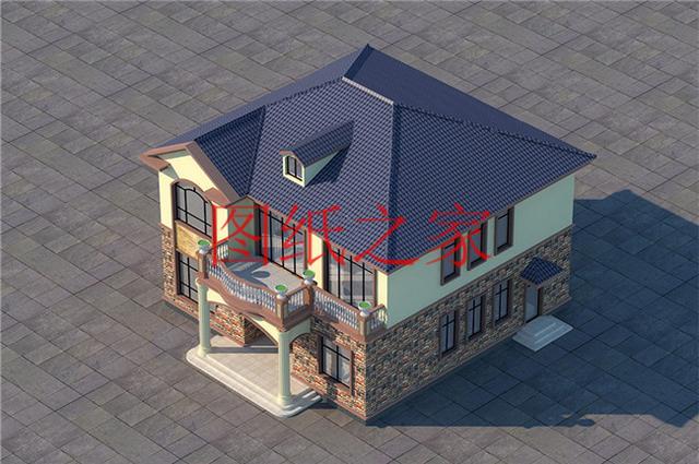 5套開(kāi)間12米的二層別墅，戶型方正實(shí)用，人人都喜歡！