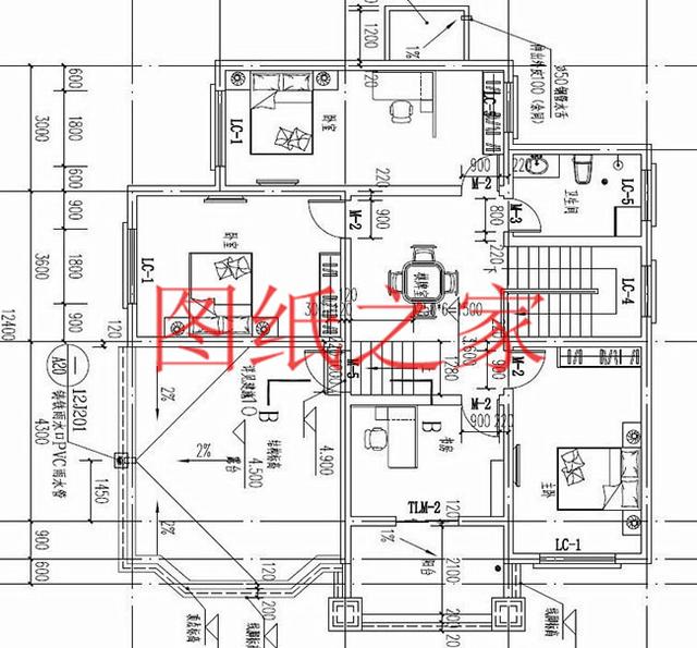5套開(kāi)間12米的二層別墅，戶型方正實(shí)用，人人都喜歡！