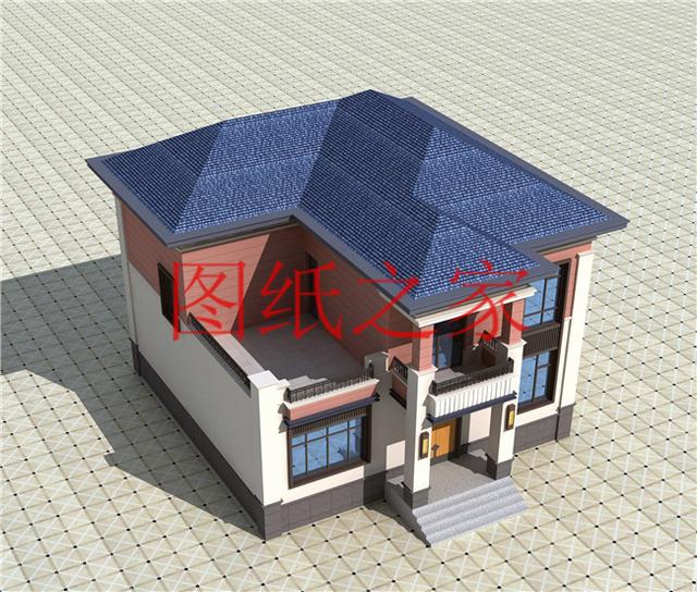 5套開(kāi)間12米的二層別墅，戶型方正實(shí)用，人人都喜歡！