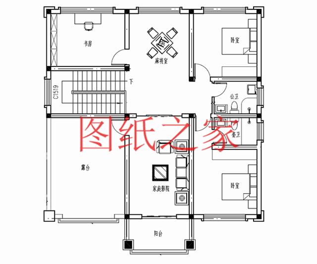 5套開(kāi)間12米的二層別墅，戶型方正實(shí)用，人人都喜歡！