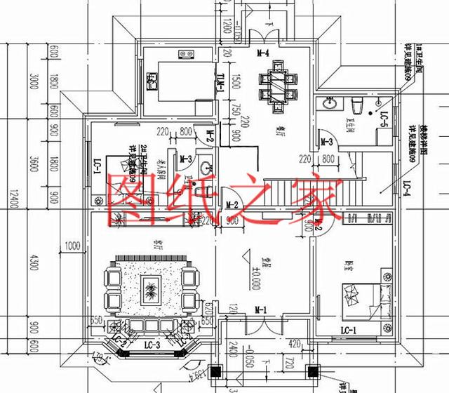 5套開(kāi)間12米的二層別墅，戶型方正實(shí)用，人人都喜歡！