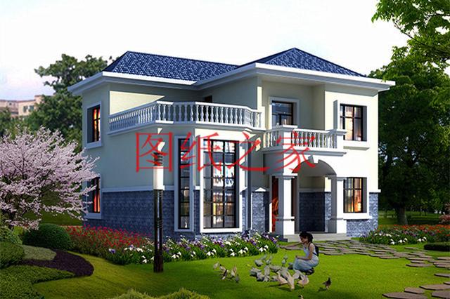 5套開(kāi)間12米的二層別墅，戶型方正實(shí)用，人人都喜歡！