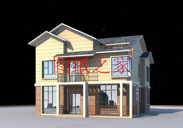 5套開(kāi)間12米的二層別墅，戶型方正實(shí)用，人人都喜歡！