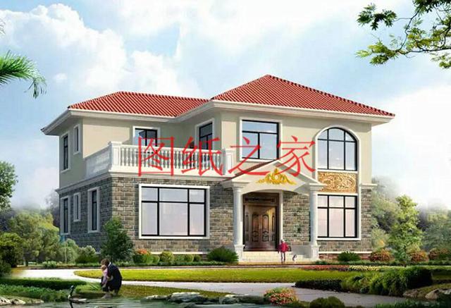 農(nóng)村兩層簡(jiǎn)歐別墅，148平米只要25萬就能建好，你心動(dòng)了嗎？