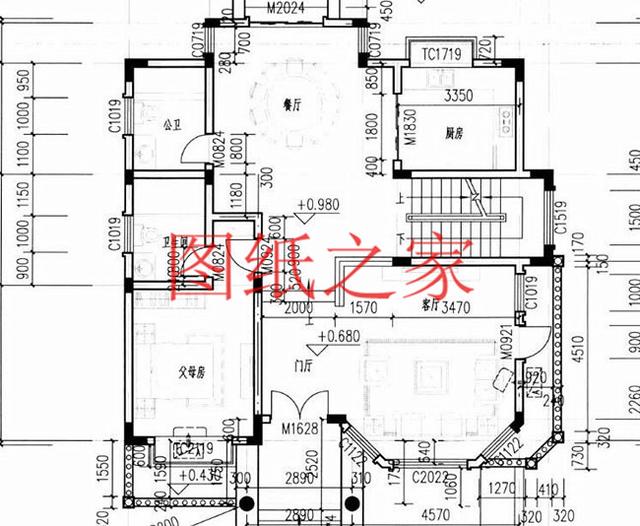 136平米三層別墅，12米X12米方正戶型，一大家子都能住在一起！