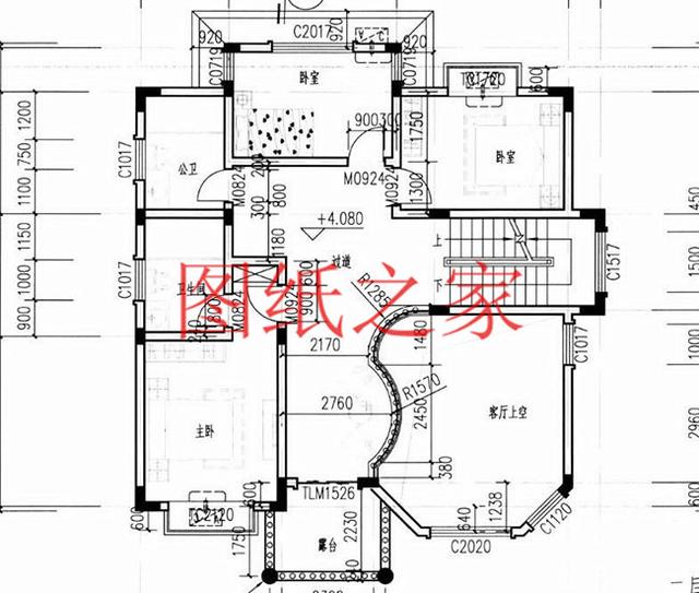 136平米三層別墅，12米X12米方正戶型，一大家子都能住在一起！