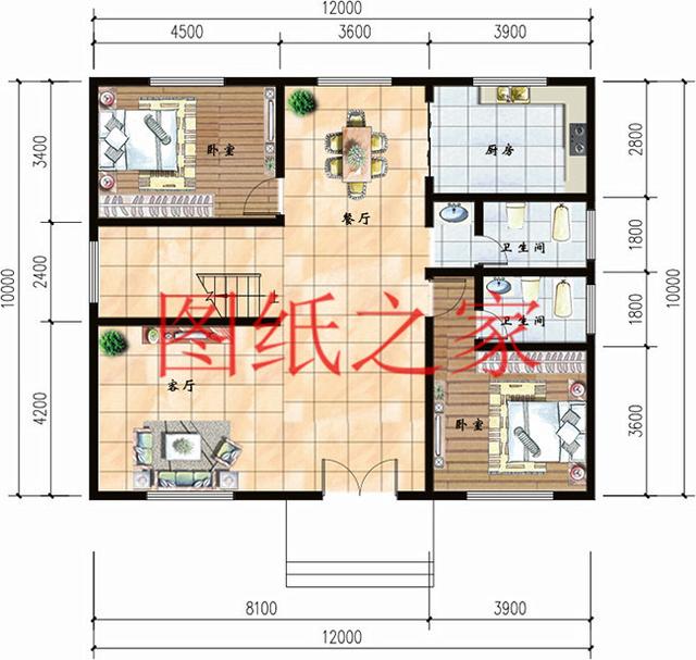 12X10米三層別墅，只要35萬就能建好，實(shí)用又有面子！