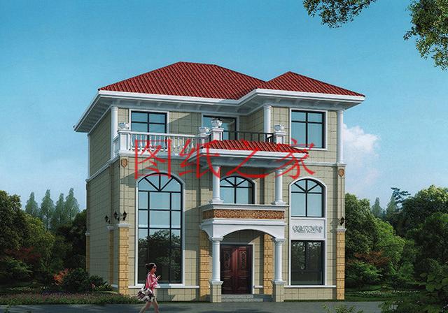 12X10米三層別墅，只要35萬就能建好，實(shí)用又有面子！