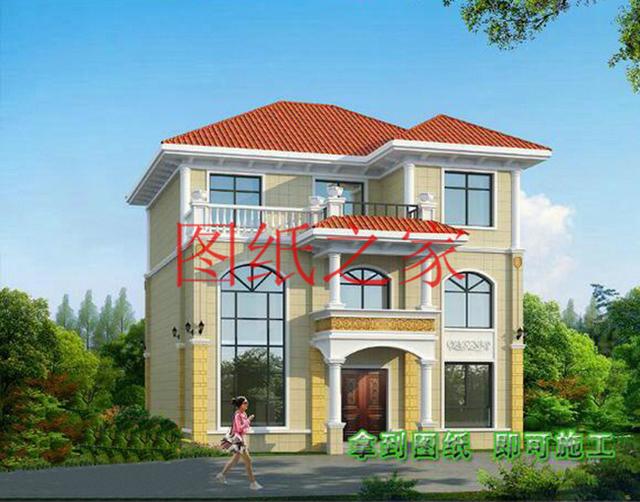 12X10米三層別墅，只要35萬就能建好，實(shí)用又有面子！