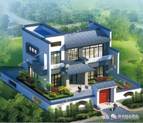 10套二層自建別墅設(shè)計(jì)圖推薦 第3款經(jīng)濟(jì)又舒適 第8款可以說是別墅中的愛馬仕