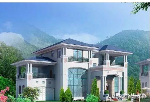 歐式豪華三層農(nóng)村自建別墅，敢這么建的，不是土豪就是大老板